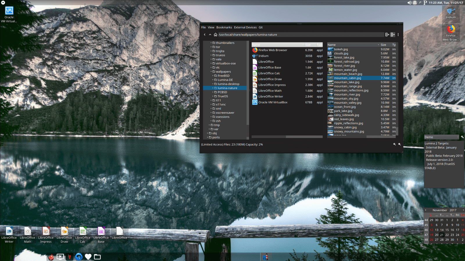 Lumina 1.4.0 : Mac OSX-like